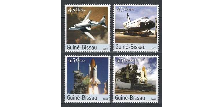 GUINEA BISSAU 2003 - COSMOS - SERIE DE 4 TIMBRE - NESTAMPILATA - MNH / cosmos273